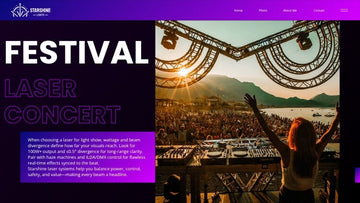 How to Choose the Best Laser Light for Outdoor Music Festivals