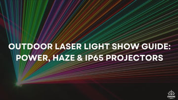 Outdoor laser lights: daytime vs. night visibility comparison