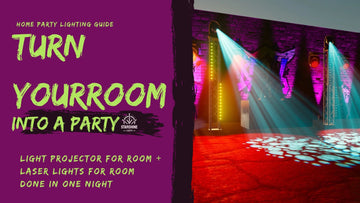 Turn Your Room Into a Party: Light Projector + Laser Lights Setup