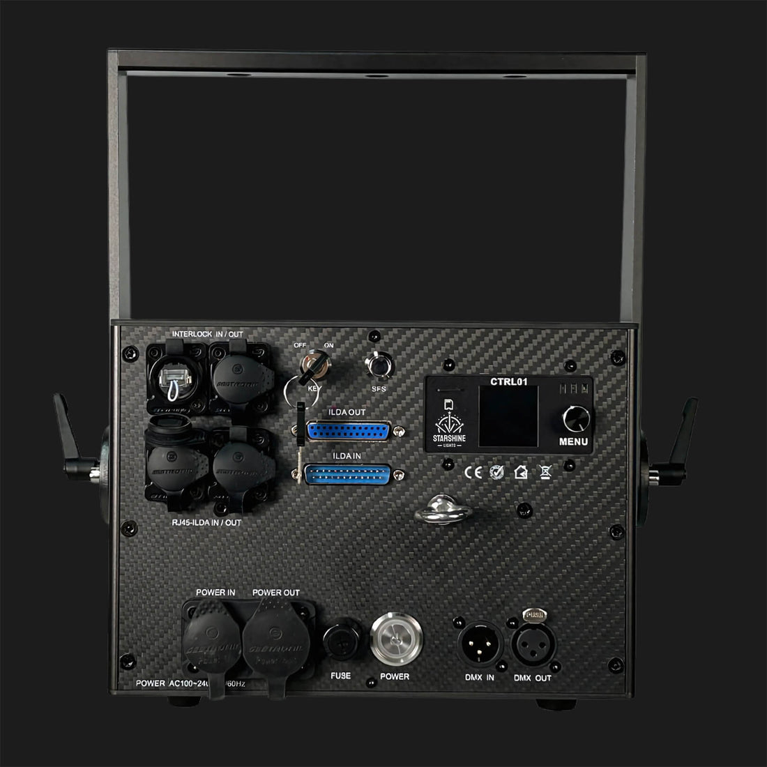 J8 programmable laser light projector onstage