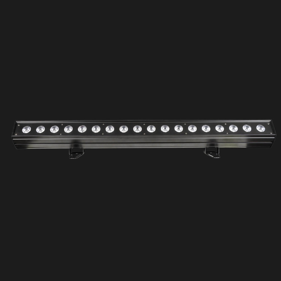 Starshine N4 IP65 RGBW wall washer 18×10W 1m LED wash bar, front view, waterproof outdoor wall wash light