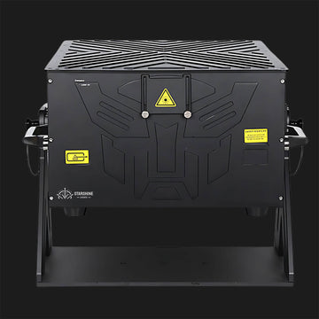 O50 laser stars projector illuminating night sky