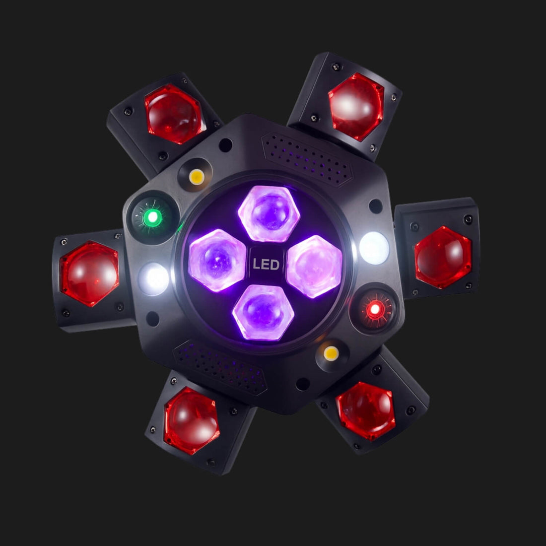 DJ laser lights with chasing and strobe effects