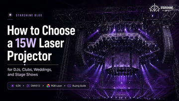 15W laser projector for DJ stage shows