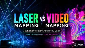 Laser mapping projector vs video projector