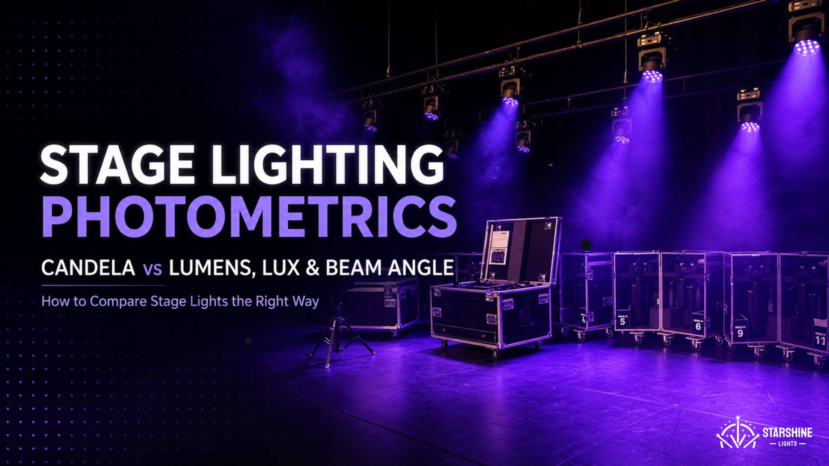 Candela vs Lumens: Stage Lighting Photometrics Guide