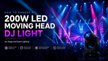 200W LED moving head DJ light for stage lighting