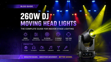 260W DJ moving head lights for indoor stage lighting