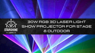 O4 30W RGB 3D laser light show projector