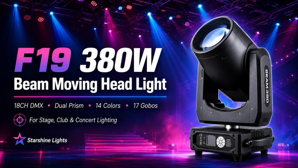 380W Beam Moving Head Light: Sharp Beams for Concerts