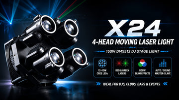 4-head moving laser light for DJs