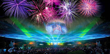 American Music Drone and Laser Light Show at Stone Mountain Park