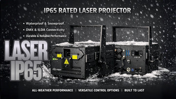 Clubmax FB4 IP65 laser projector upgraded housing front view