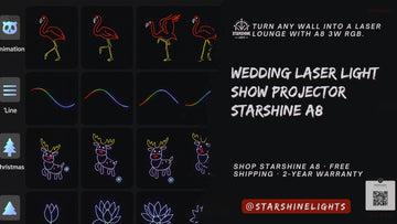 Wedding Laser Light Show Projector – Starshine A8