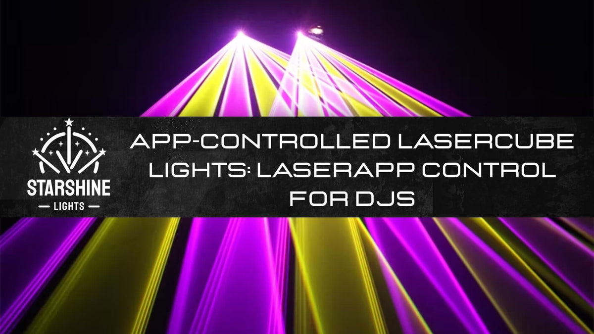 App-Controlled LaserCube Lights: LaserAPP Control for DJs