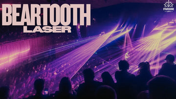 Starshine-Laser stage lasers over Beartooth 2024 tour crowd