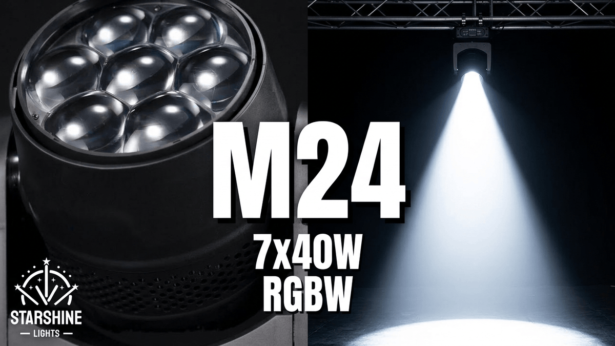 Bee-Eye Moving Head Light: Pixel Control, Zoom & DMX Profiles