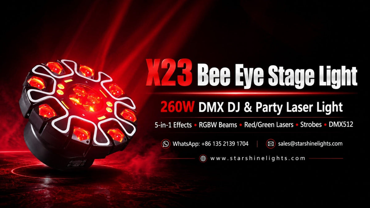 Bee Eye Stage Light: 5-in-1 Effects for DJs & Clubs