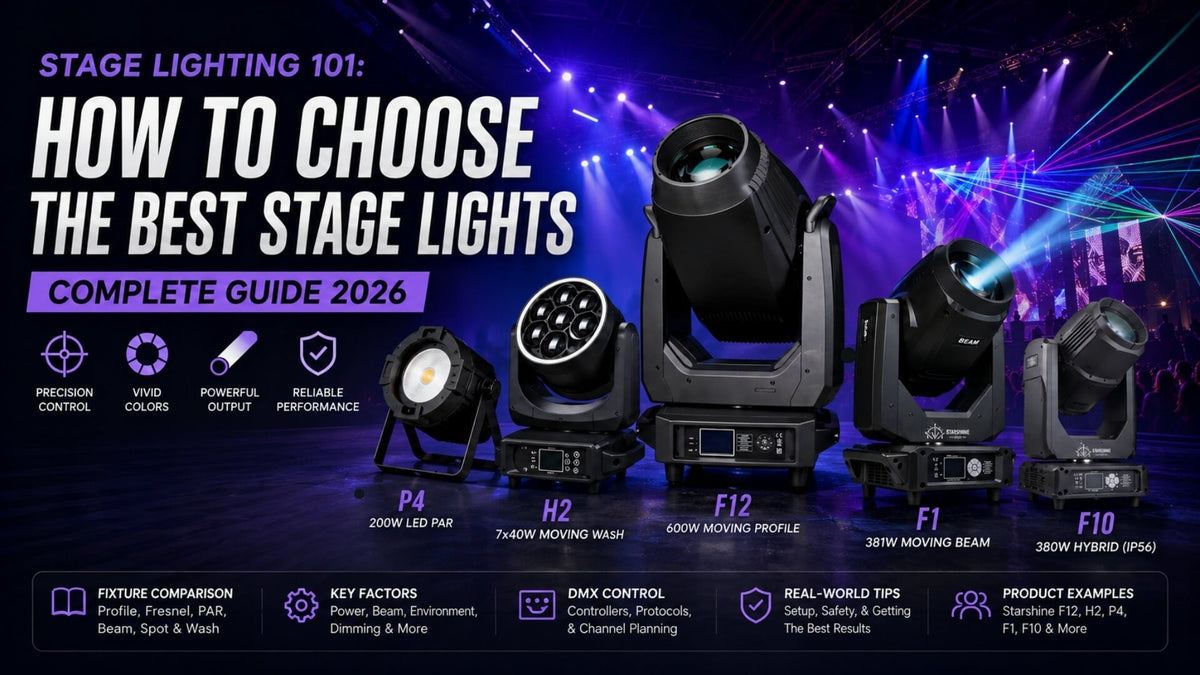 Best Stage Lights: Professional Stage Lighting Guide