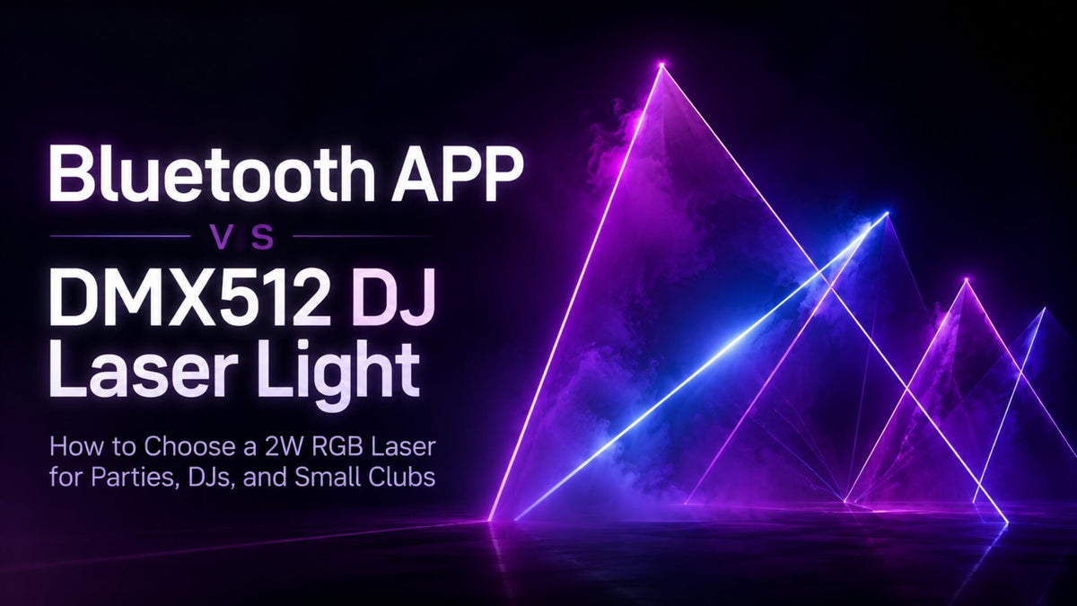 Bluetooth APP DJ Laser Light: DMX512 Control for DJs & Clubs