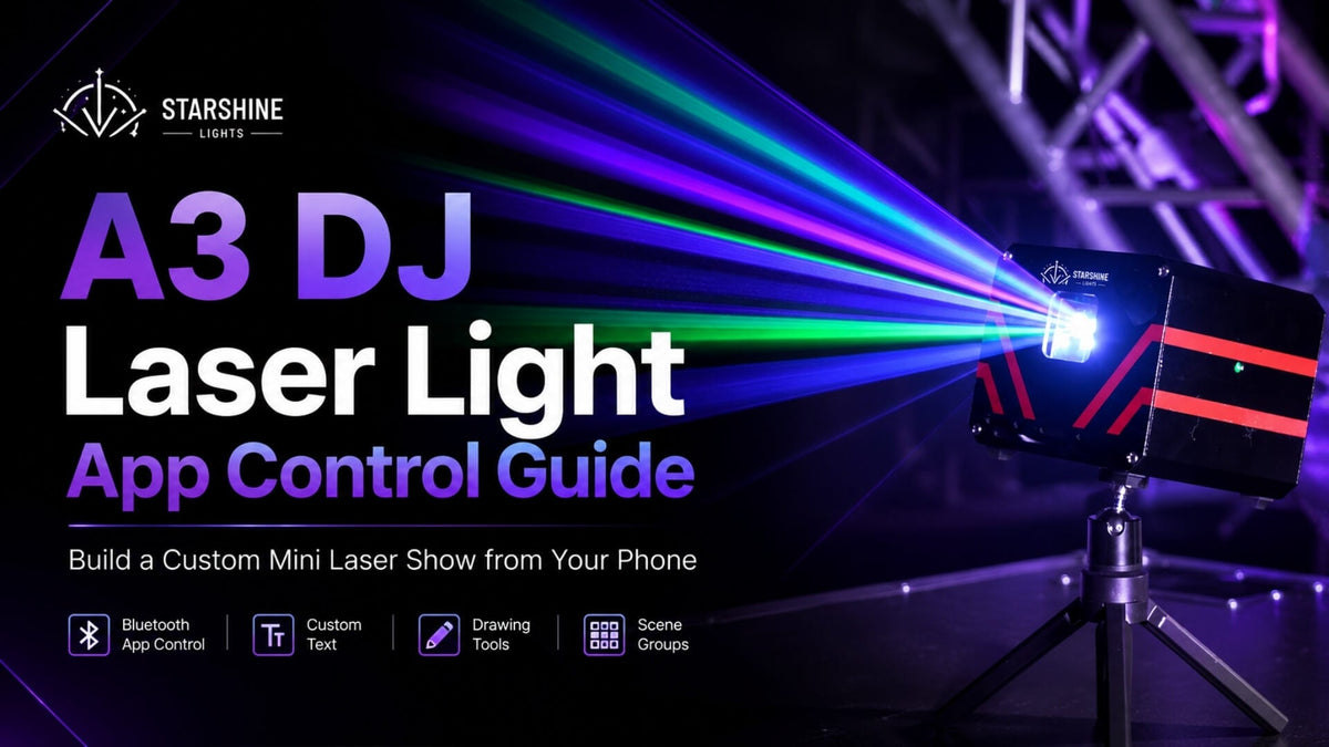 DJ Laser Light: App Control for Custom Party Shows
