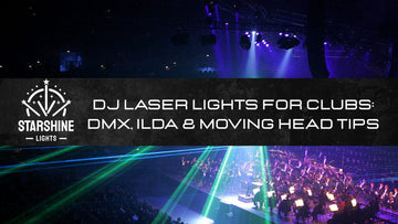 DJ laser lights for club lighting setup