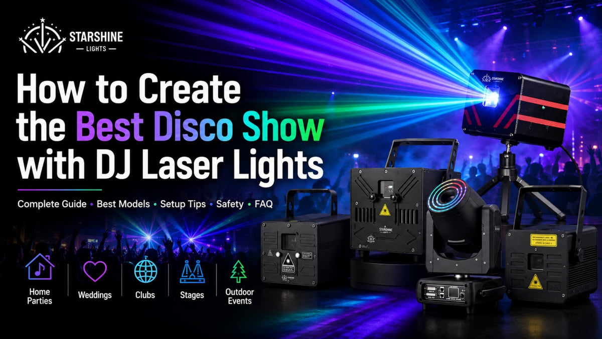 How to Create the Best Disco Show with DJ Laser Lights