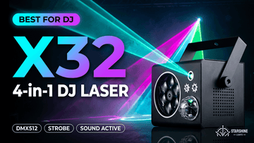 X32 4-in-1 DJ laser party light