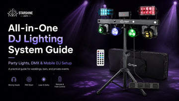 X15 all-in-one DJ lighting system for mobile DJs