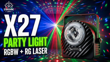X27 DJ party lights for small venues