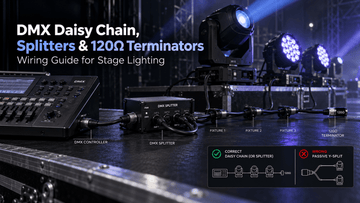 DMX Daisy Chain Wiring for Professional Stage Lighting