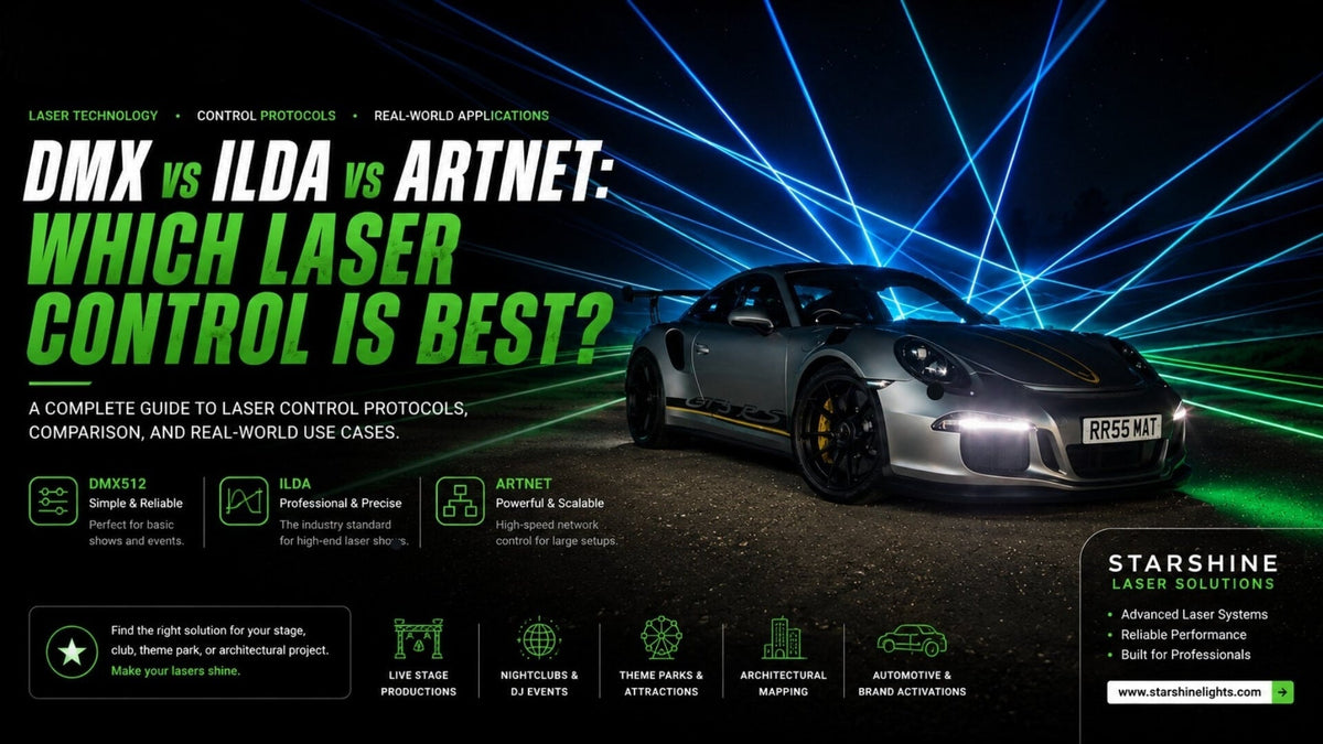 DMX vs ILDA vs Art-Net: Which Laser Control Is Best?