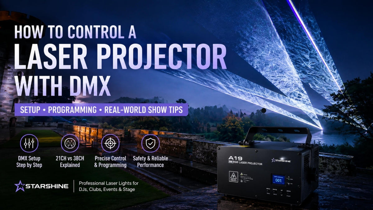 How to Control a Laser Projector With DMX | Starshine Guide
