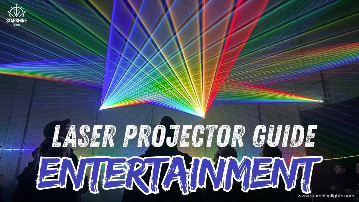 Entertainment Laser Projector Guide: Beams, ILDA, Scanners & Safety