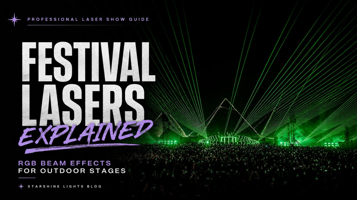 Festival Lasers: RGB Beam Effects for Outdoor Stages