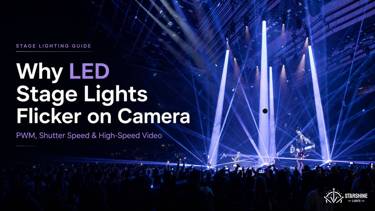 Flicker-Free LED Stage Lights: PWM & Camera Guide