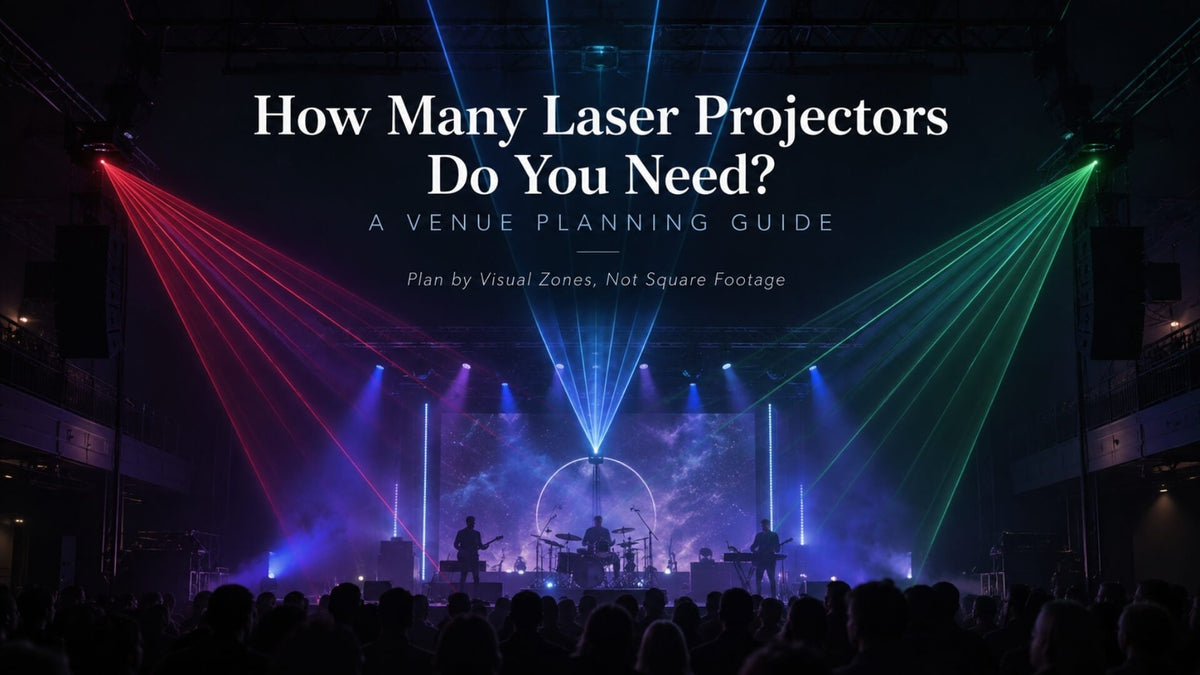 How Many Laser Projectors Do You Need? A Venue Planning Guide