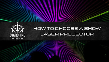 show laser projector beam effect in haze