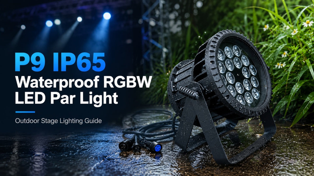 IP65 Waterproof LED Par Light: Beam Angle & DMX for Outdoor Stages