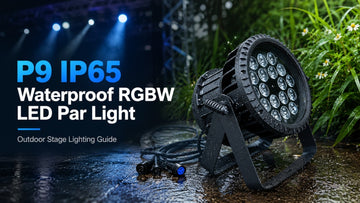 P9 IP65 waterproof RGBW LED par light