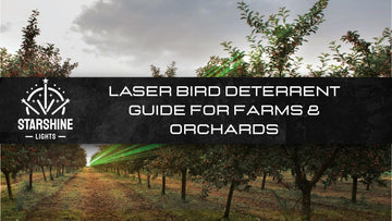 laser bird deterrent for farm bird control