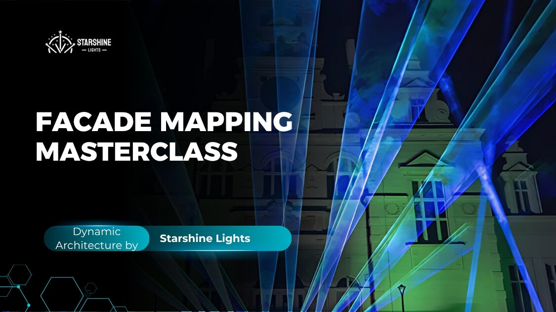 Outdoor Laser Light Projector & Laser Projector: Facade Mapping