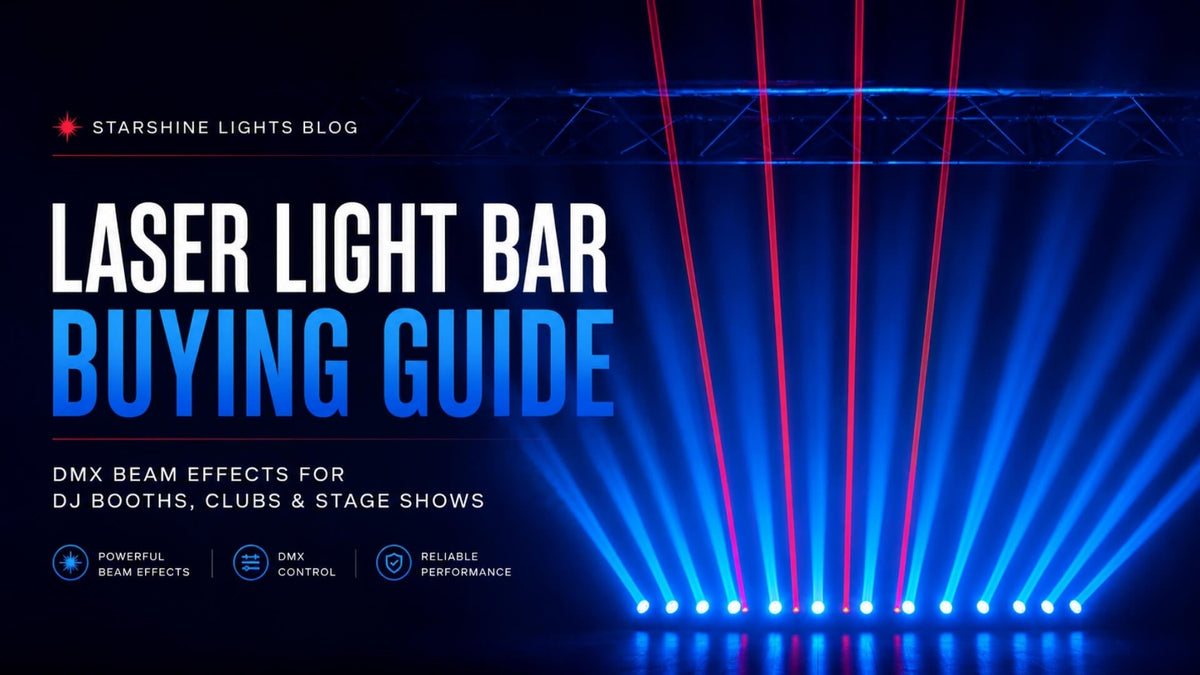 Laser Light Bar: DMX Beam Effects for DJ Booths & Clubs