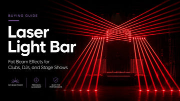 Red laser light bar for club lighting