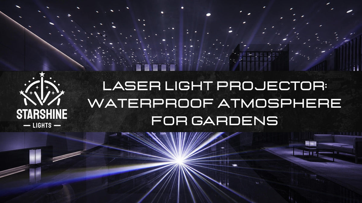 Laser Light Projector: Waterproof Atmosphere for Gardens
