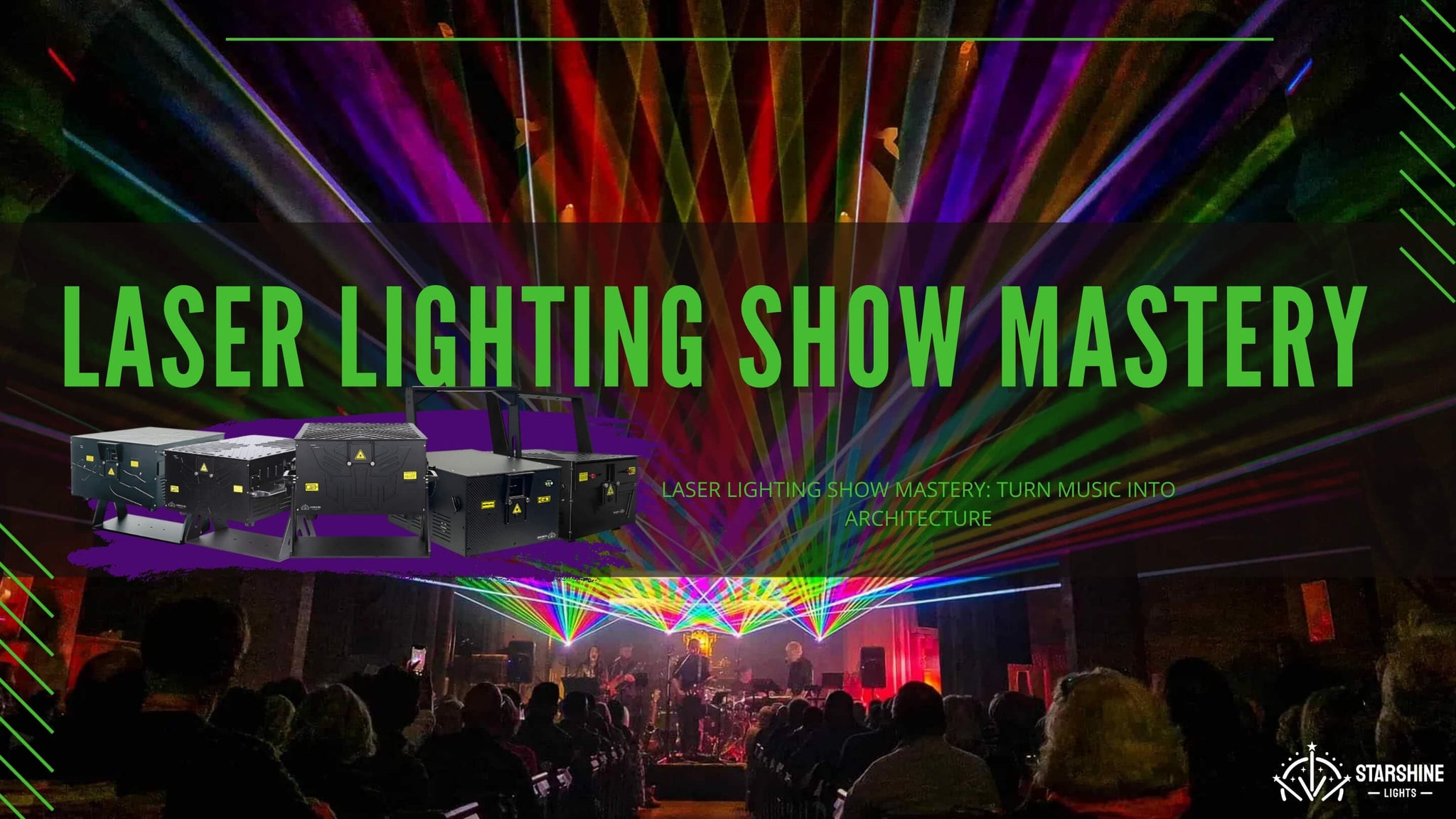 Laser Lighting Show Mastery: Turn Music into Architecture