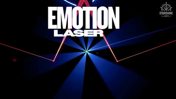 Stage laser lights creating an immersive emotional atmosphere