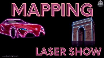 Laser projection mapping on car with LaserCube projector