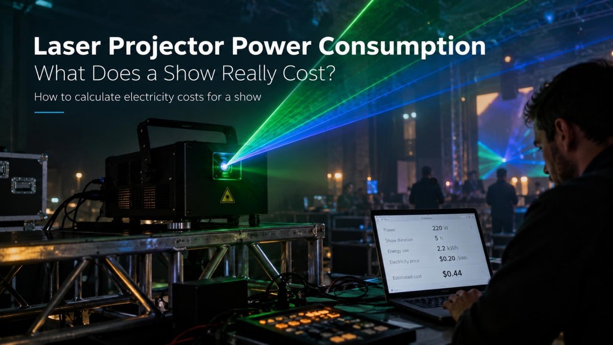 Laser Projector Power Consumption: What Does a Show Really Cost?