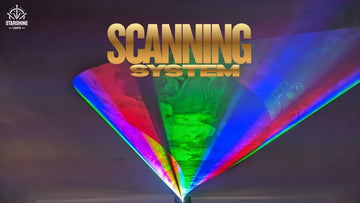 Professional stage laser light with galvo scanners